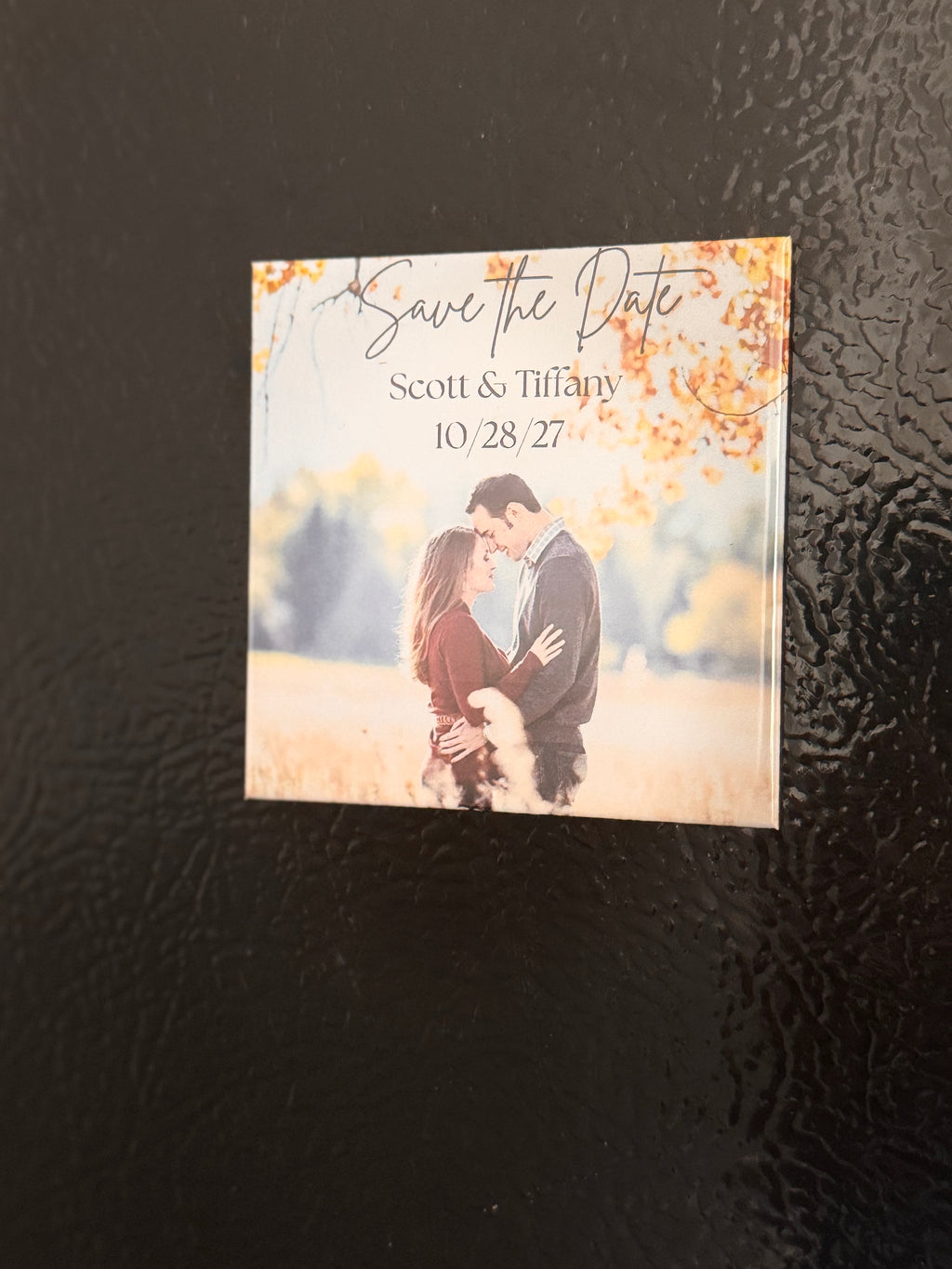 Save the Date Magnet Photo for Wedding Invitations Custom