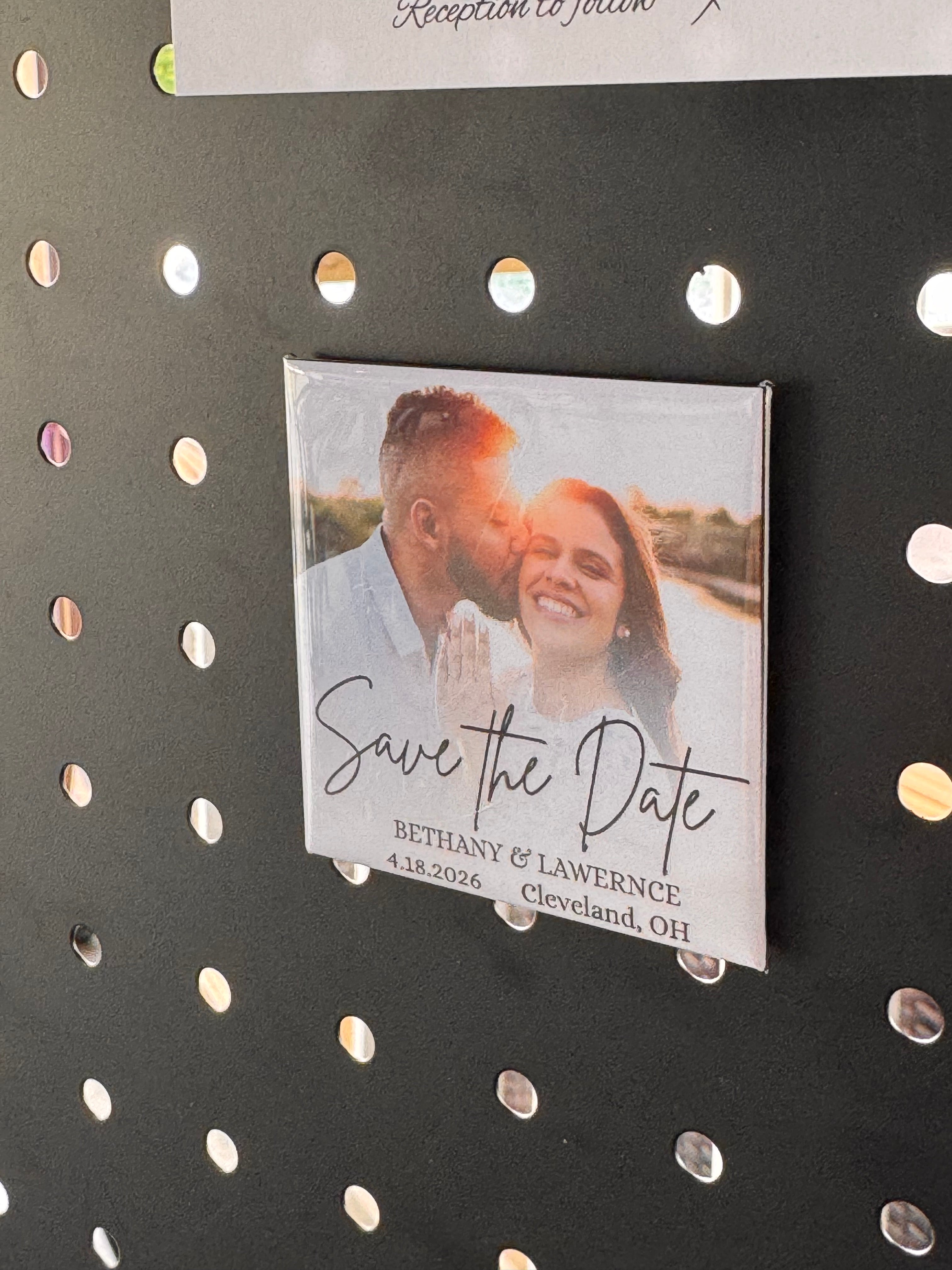 Custom Save the Date Magnets 2.5x2.5